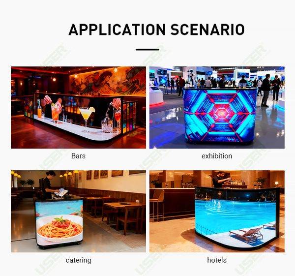Bar counter display - LED Display | LED Video Wall | LED Screen ...