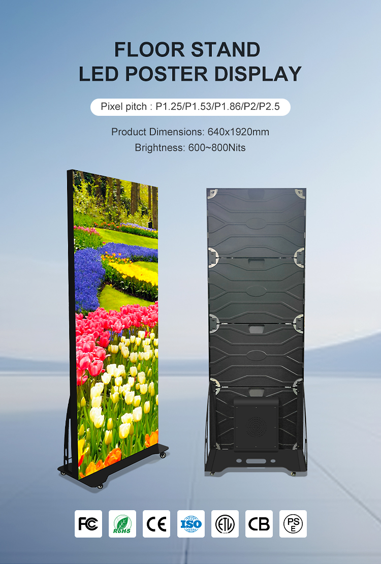 Portable Poster LED Display