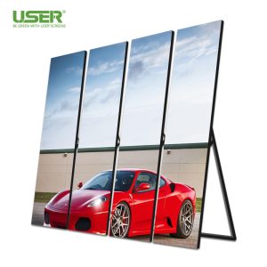 Best Price Portable Outdoor YM LED Screen Banner Display Smart LED Poster IP65 with Animation SDK Function Direct From Factory